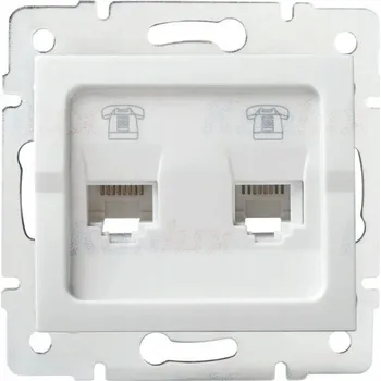 vypínač Jednopólový vypínač pod omítku Kanlux bílý LOGI 02-1380-002 bi