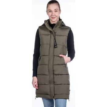 Vybavení pro jezdce Dlouhá vesta HKM Misty, Khaki, XXL