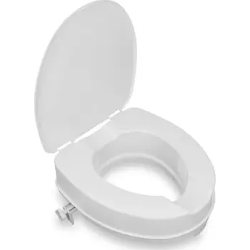WC sedátko LM Global Design Nástavec na WC 15 cm s poklopem