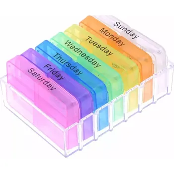 Dávkovač léků APT AG424D 7 dní barevný