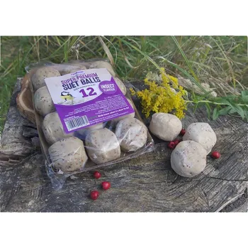Pro ptáka Unipet International Ltd. Lojové koule s hmyzem Suet To Go 12 ks 1 kg
