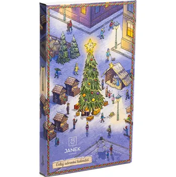 Čokoláda JANEK Velký čokoládový adventní kalendář