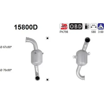 Katalyzátor Katalyzátor AS, S.L. 15800D