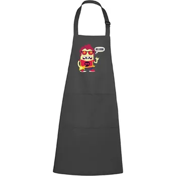 Kuchyňská zástěra DOBRÝ TRIKO Zástěra s potiskem Rockstar Barva: Antracitová