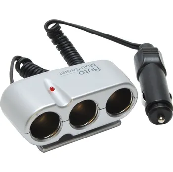 Auto elektroinstalace 835037 CL roztrojka do zapalovače s kabelem