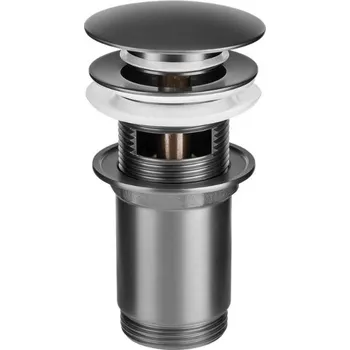 Sifon Laveo POP-UP WASTE CKK_92R3 Výpusť click-clack s přepadem, grafit