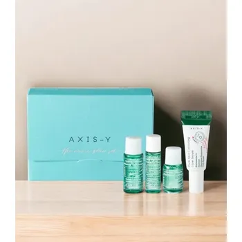 Kosmetická sada Axis-y - The Mini Glow Set - Sada produktů pro rozjasnění pleti 8ML+5ML+5ML+5ML