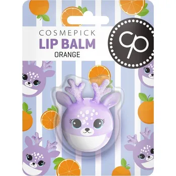 Péče o rty Cosmepick Lip Balm Reindeer Balzam na pery Orange Reindeer balzam na pery 6g
