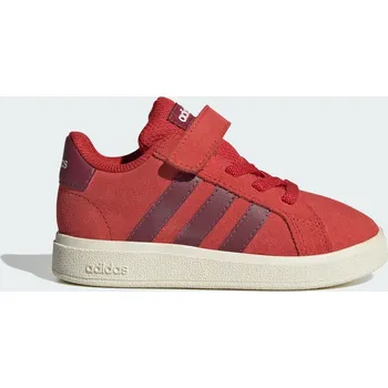 Dětská běžecká obuv ADIDAS Dětské boty Grand Court 2.0 24 BÍLÁ|KAŠTANOVÁ|ČERVENÁ