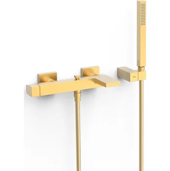 Vodovodní baterie Nástěnná vanová baterie TRES Slim Exclusive zlatá