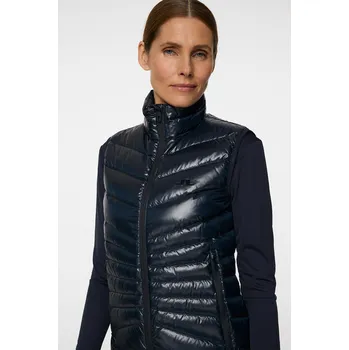 Dámský kabát J. LINDEBERG LARA LIGHT DOWN VEST WOMAN JL NAVY Velikost: L