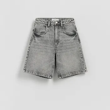 Dívčí sukně Reserved - Džínové bermudy - světle šedá - 7077G-09J - 7077G-09J-158