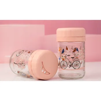 Dóza na potraviny Skleněná dóza na koření / Dávkovač koření