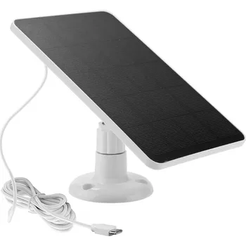 Elektronická stavebnice LaskaKit_cz Solární panel 5V 4W s držákem na zeď