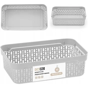 Úložný box Univerzální koš plast šedý