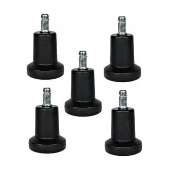 Podložka pod nábytek Kolečka ke kancelářské židli Unique GD-02 černá, 5 ks