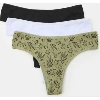 Dámské kraťasy Sinsay - Sada 3 tang - vícebarevná - 251FX-MLC - 251FX-MLC-XS