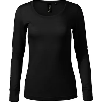 Dámské tričko Malfini Merino Rise LS 160 černé