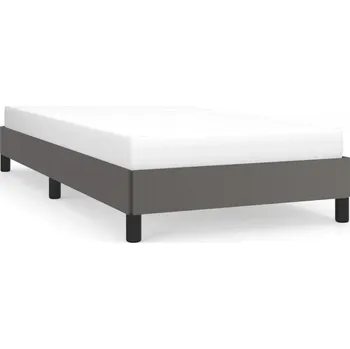 Postel Jednolůžková postel imitace dřeva 80x200 šedá