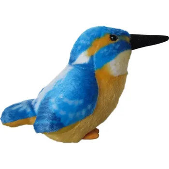 plyšák Wild Republic Plyšový zpívající ptáček - ledňáček říční