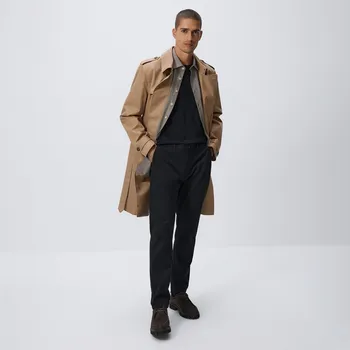 Reserved - Kalhoty chino slim s příměsí viskózy - černý - QF165-99X - QF165-99X-36