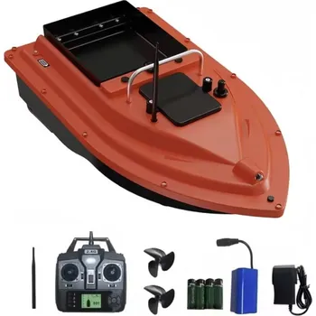 zavážecí lodička Rybářská zavážecí loď s GPS RED (Zakrmovací lodička pro rybáře RC s GPS)
