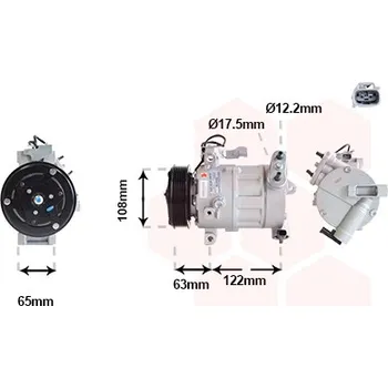 Kompresor klimatizace Kompresor klimatizace VAN WEZEL 1701K708