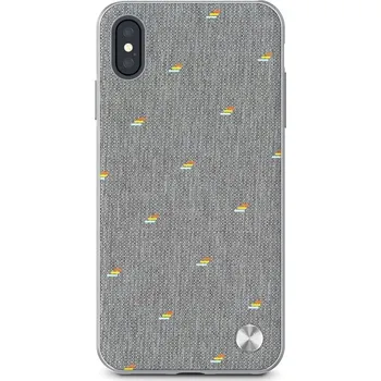 Pouzdro na mobilní telefon Zadní Kryt Moshi pro Apple iPhone XS Max šedý