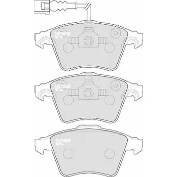Brzdová destička Sada brzdových destiček, vždy 4 kusy v sadě MOTAQUIP LVXL1171