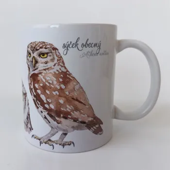 Hrneček se sýčky - bílý