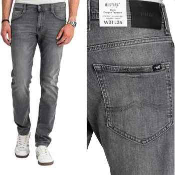 Pánské džíny MUSTANG Oregon Tapered Pánské džíny zúženého střihu Slim W36 L34