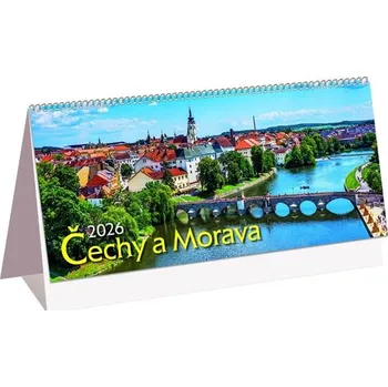 Kalendář Stolní týdenní kalendář ČECHY A MORAVA 2026
