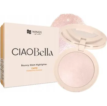 Rozjasňovač Jednotlivý lisovaný rozjasňovač AA Caio Bella růžový 03 Rose Gold Glow 11 g