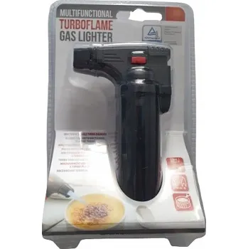 Plynový hořák zapalovač kuchyňský zapalovač černý