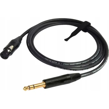 Audio kabel Kabel XLR - jack 6,3 mm Electric Sound XLR SAMICE NEUTRIK KLOTZ MC5000 JACK STEREO 20m 20 m