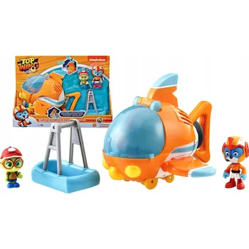 Figurka VOZIDLO Flash Wing + 2 figurky TOP WING Ptačí Akademie