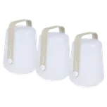 Venkovní LED lampy Fermob BALAD SET/3ks V.12 cm - Clay Grey