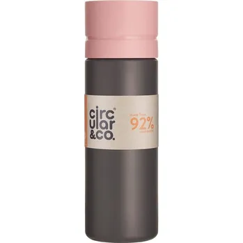Láhev Circular&Co. Lahev Circular Grey and Pink 600ml