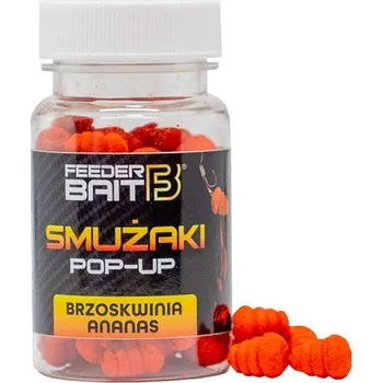 Boilies FeederBait Nástraha Smużaki Pop-Up 8mm 60ml - R72 - Broskev/Ananas