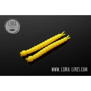 Umělá nástraha Libra lures SLIGHT WORM 38 Yellow 007 (Krill)