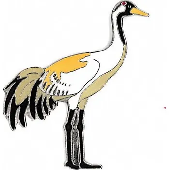 Odznáček - jeřáb popelavý