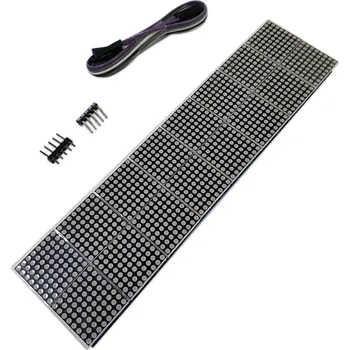 Elektronická stavebnice LaskaKit_cz 64x16 LED matice s MAX7219 3mm