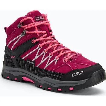 Dámská treková obuv Juniorské trekové boty CMP Rigel Mid berry / pink fluo
