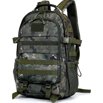 Městský batoh Cestovní batoh na turistiku – velká kapacita a vícero kapes Barva (Varianta): Green camouflage