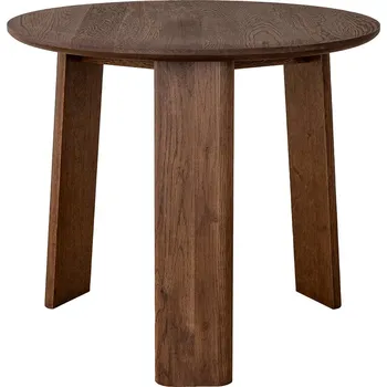 Konferenční stolek KATMANDU Konferenční kulatý stůl Monti, přírodní, tabák, rozměr 44x51x51cm