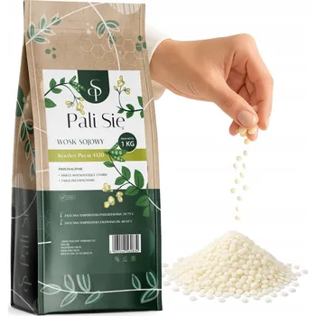 Svíčka Vosk sójový vosk Kerasoy Pillar 4120 na svíčky - 1 kg - PALI SIĘ