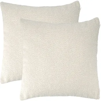 Povlečení LIVARNO home Sada dekorativních potahů na polštář, 50 x 50 cm, bílý, 2dílná