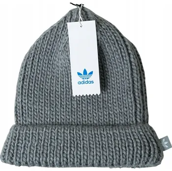 Čepice Adidas čepice beanie šedá, univerzální velikost