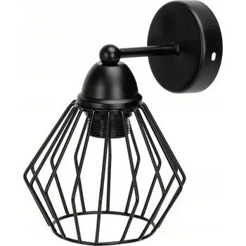 Nástěnné svítidlo Vnitřní nástěnné svítidlo dekorativní černé 200x150x215