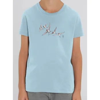 Chlapecké tričko Tričko vlaštovky světlemodré - dětské Varianta: 9 - 11 let